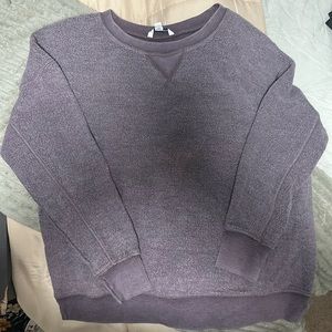 Purple American eagle crewneck
